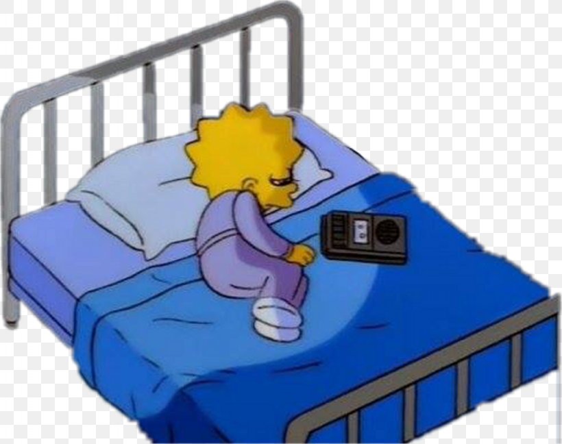 Lisa Simpson Bart Simpson Desktop Wallpaper Sadness Milhouse Van Houten, PNG, 1024x810px, Lisa Simpson, Bart Simpson, Bart To The Future, Bed, Cartoon Download Free