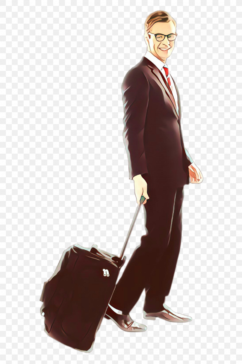 Suit Standing Brown Formal Wear Gentleman, PNG, 1632x2452px, Suit, Baggage, Brown, Formal Wear, Gentleman Download Free