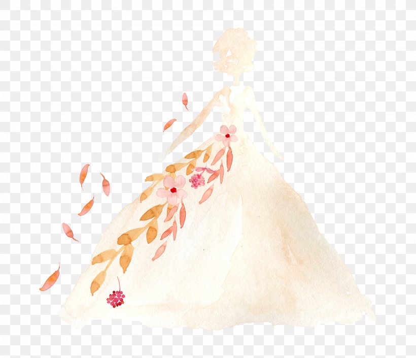 Wedding Dress Clothing, PNG, 3167x2725px, Wedding Dress, Cartoon, Clothing, Contemporary Western Wedding Dress, Costume Design Download Free
