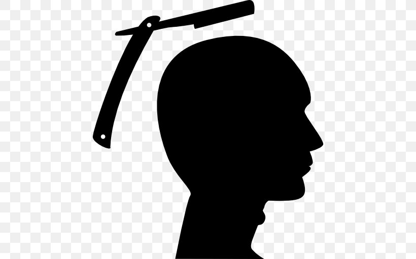 Silhouette, PNG, 512x512px, Silhouette, Black And White, Communication, Cosmetologist, Drawing Download Free