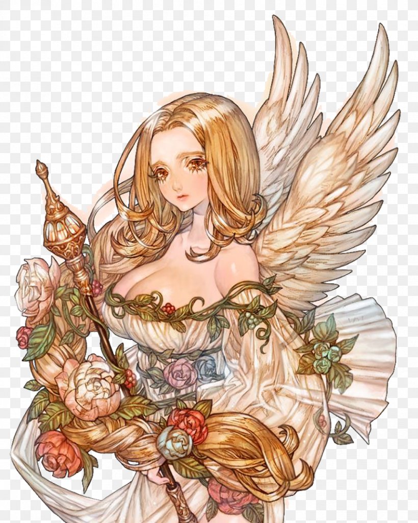 Tree Of Savior Žemyna Laima Goddess Character, PNG, 1019x1274px, Watercolor, Cartoon, Flower, Frame, Heart Download Free