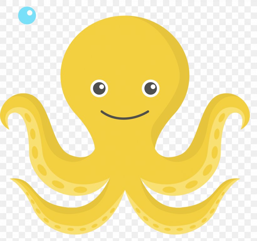 Octopus Yellow Clip Art, PNG, 1564x1467px, Octopus, Cartoon, Cephalopod, Drawing, Emoticon Download Free