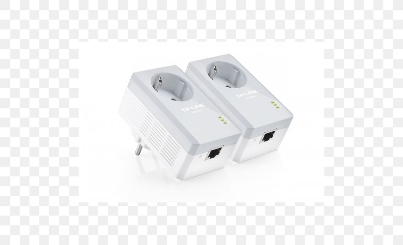 Power-line Communication Network Cards & Adapters HomePlug TP-Link, PNG, 500x500px, Powerline Communication, Ac Power Plugs And Sockets, Adapter, Computer Network, Electrical Cable Download Free