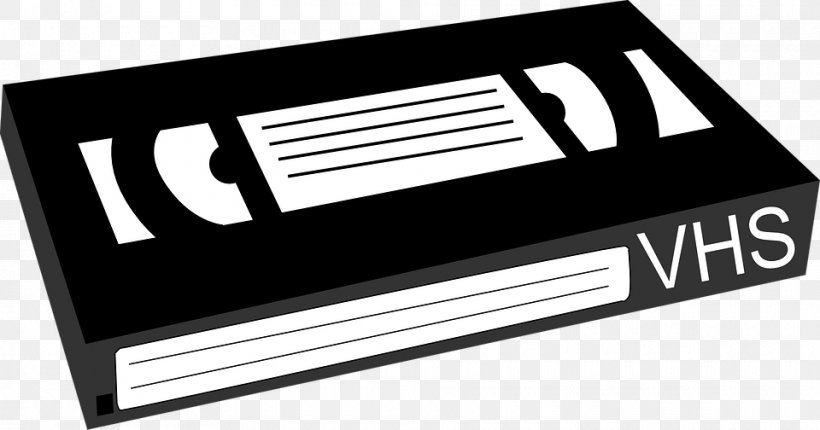 VHS VCRs Compact Cassette Clip Art, PNG, 960x504px, Vhs, Brand, Compact Cassette, Logo, Magnetic Tape Download Free