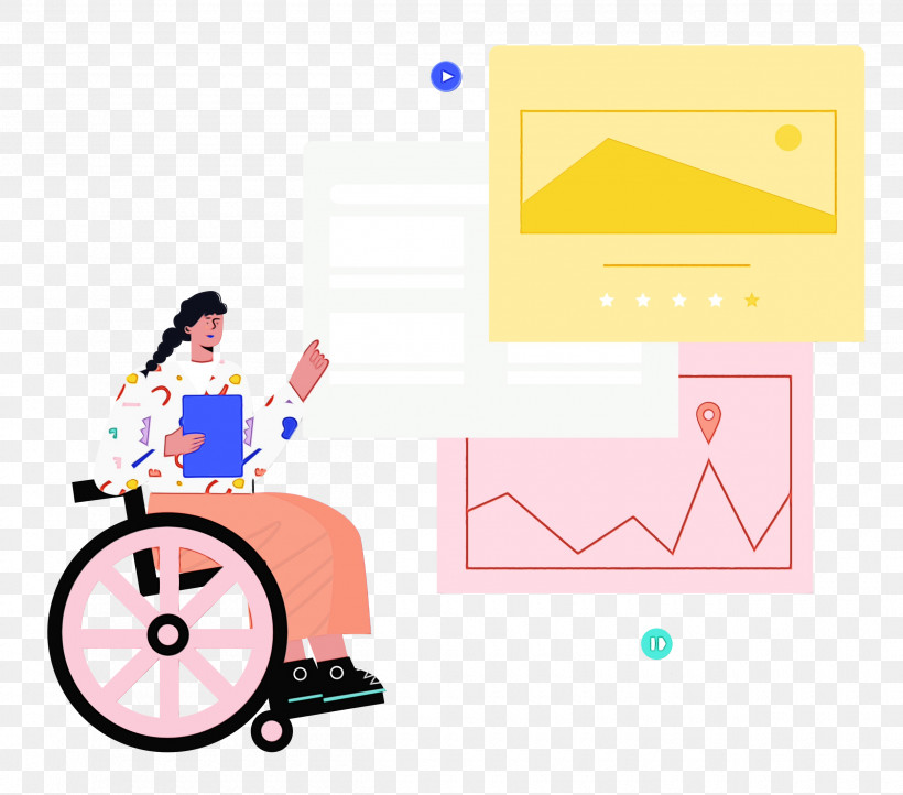 Visual Arts Wheelchair Drawing Cartoon Style, PNG, 2500x2204px, Wheel Chair, Abstract Art, Cartoon, Chair, Drawing Download Free