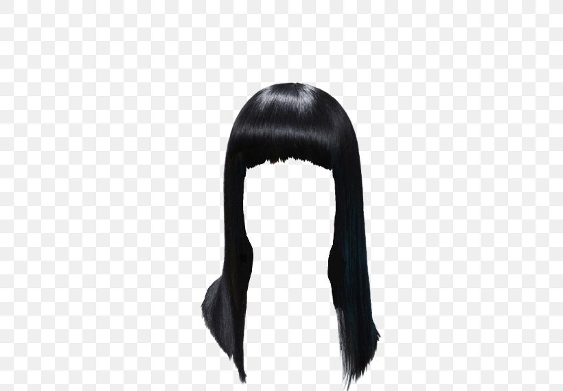 Wig Black Hair Long Hair Bangs, PNG, 440x570px, 2016, Wig, Bangs, Black, Black Hair Download Free