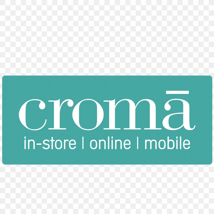 Cromā Tata Group Croma, PNG, 1000x1000px, Croma, Aqua, Area, Brand, Consumer Electronics Download Free