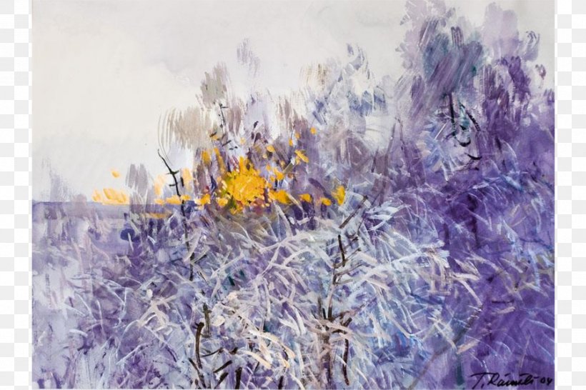 English Lavender Watercolor Painting Painter Довнар, PNG, 900x600px, English Lavender, Art, Artwork, Branch, Computer Download Free