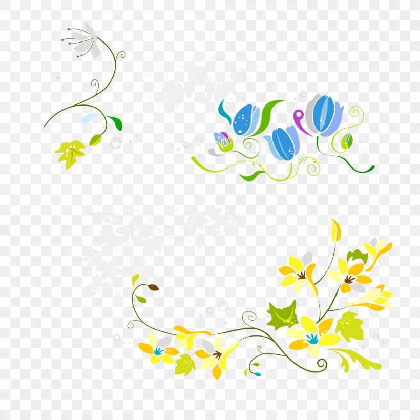 Motif Pattern, PNG, 1000x1000px, Motif, Area, Border, Branch, Flora Download Free