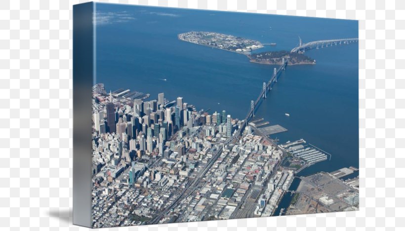 San Francisco–Oakland Bay Bridge Aerial Photography Printing, PNG, 650x468px, San Franciscooakland Bay Bridge, Aerial Photography, Bridge, Canvas, Canvas Print Download Free