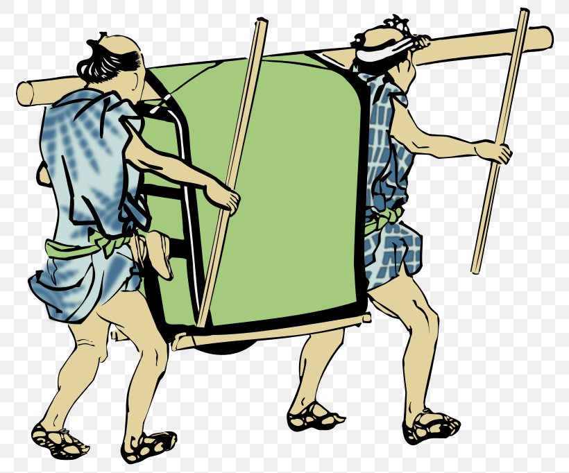 Litter Palanquin Bearers Vehicle Clip Art, PNG, 800x682px, Litter, Cartoon, Fictional Character, Human Behavior, Joint Download Free