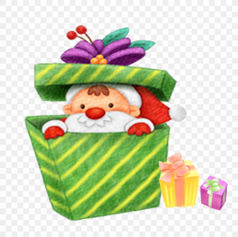 Santa Claus Gift Box, PNG, 2362x2362px, Santa Claus, Alpha Compositing, Animation, Box, Christmas Download Free
