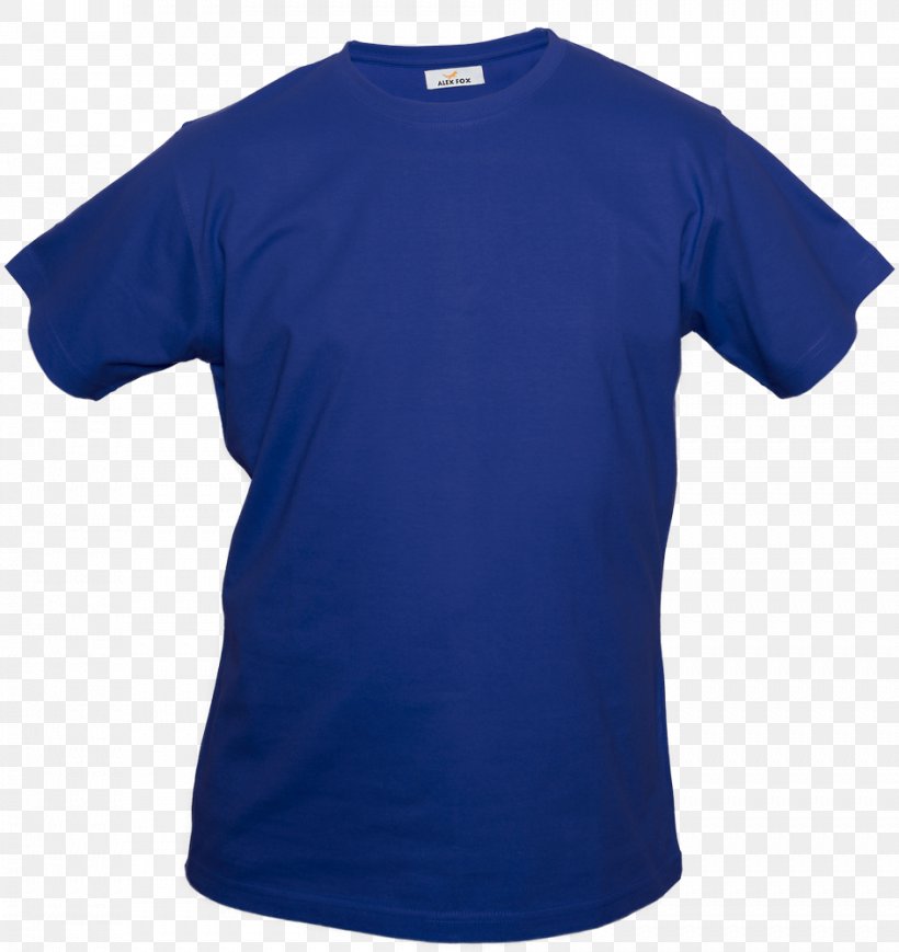 T-shirt Clothing Shoelaces Tracksuit Cotton, PNG, 943x1000px, Tshirt, Active Shirt, Blue, Clothing, Cobalt Blue Download Free