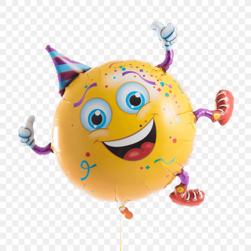 Balloon Smiley Party Favors Glade Balloner Emoticon, PNG, 1400x1400px, Balloon, Baby Toys, Birthday, Emoji, Emoticon Download Free