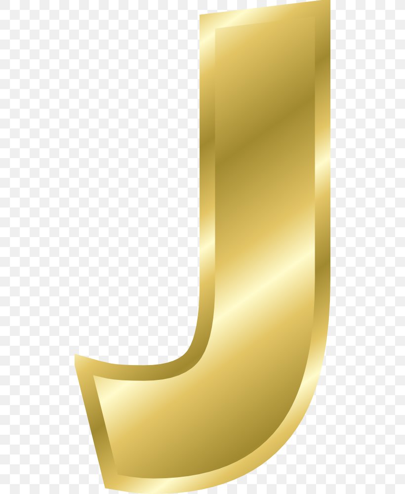 J Letter Clip Art, PNG, 518x1000px, Letter, Alphabet, Brass, Free Content, Gold Download Free