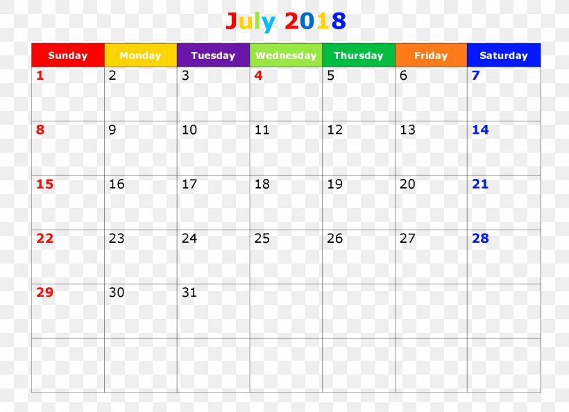 Calendar 0 UGC NET · July 2018 AIIMS Postgraduate Exam · July 2018 Template, PNG, 1989x1441px, 2017, 2018, Calendar, Area, August Download Free