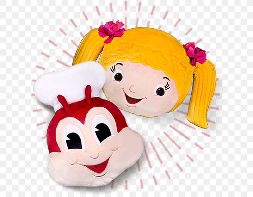 Jollibee Spaghetti Pillow Stuffed Animals & Cuddly Toys Celebrity, PNG, 623x638px, Jollibee, Android, Celebrity, Child, Fictional Character Download Free
