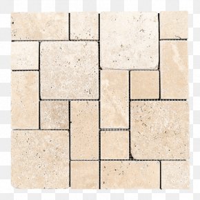 Stone - Floor Tile Mosaic Travertine Pattern PNG
