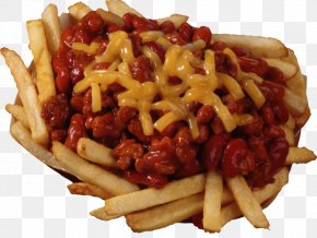 Tomato Meat And Fries - French Fries Cheese Fries Chili Con Carne Hamburger Chili Dog PNG