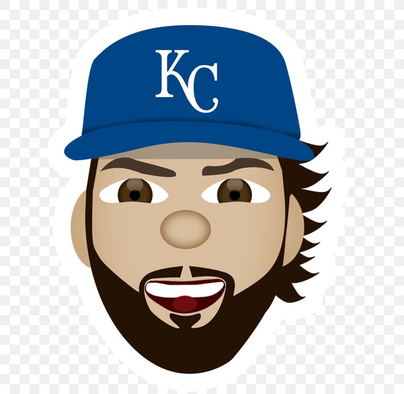Kansas City Royals MLB Baseball Emoji, PNG, 800x800px, Kansas City Royals, Baseball, Baseball Player, Cheek, Emoji Download Free