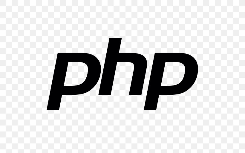 PHP, PNG, 512x512px, Php, Black And White, Brand, Computer Software, Logo Download Free