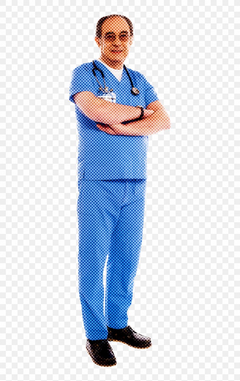 Clothing Standing Blue Workwear Scrubs, PNG, 1887x3000px, Clothing, Blue, Costume, Electric Blue, Scrubs Download Free