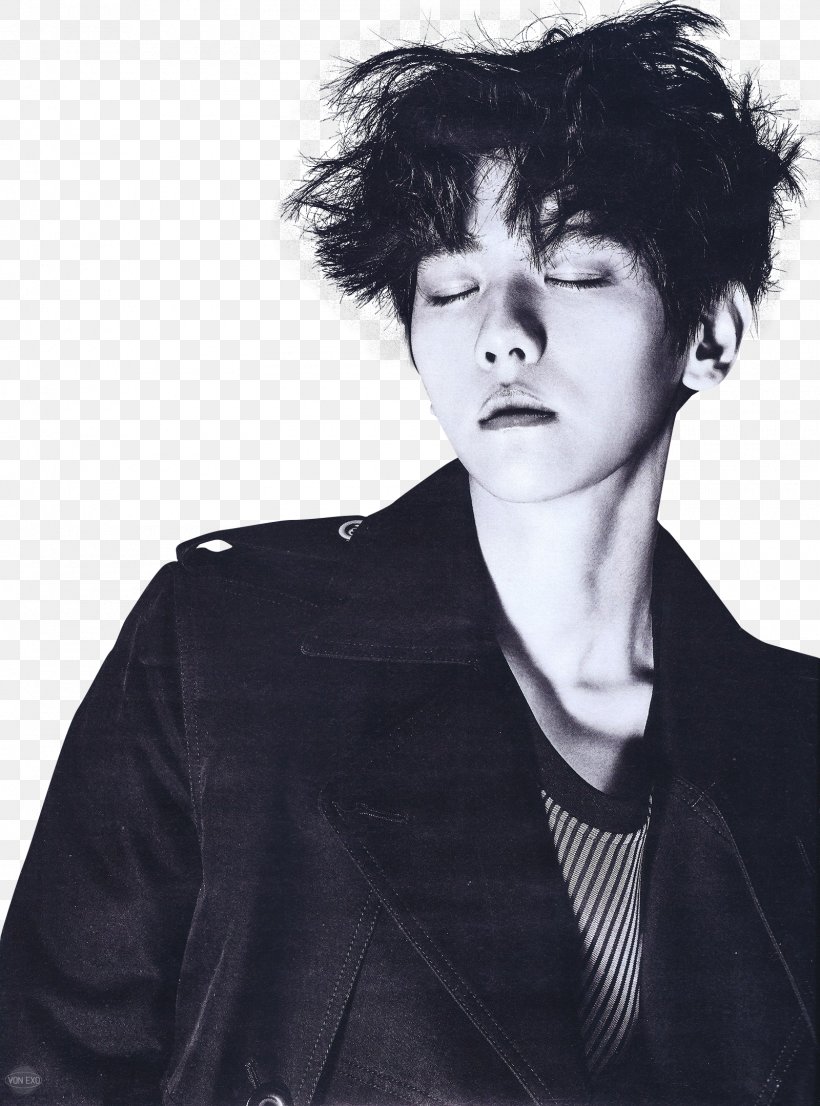 EXO Ex'Act Monster Girl's Day K-pop, PNG, 1600x2159px, Exo, Baekhyun, Black And White, Black Hair, Chanyeol Download Free