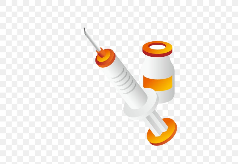 Syringe Icon, PNG, 567x567px, Syringe, Hypodermic Needle, Orange, Sewing Needle, Technology Download Free