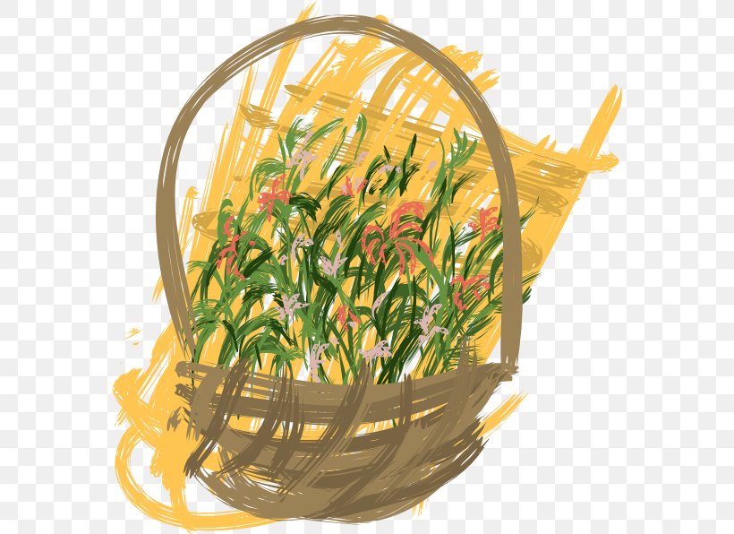 Basket Clip Art, PNG, 570x596px, Basket, Art, Commodity, Dish, Flowerpot Download Free