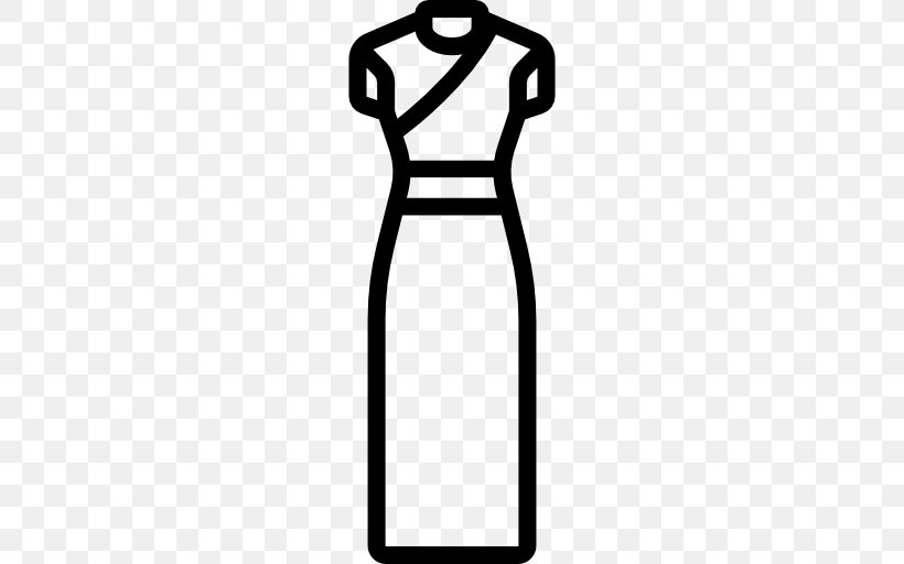 Dress Line, PNG, 512x512px, Dress, Black, Black M, Neck Download Free