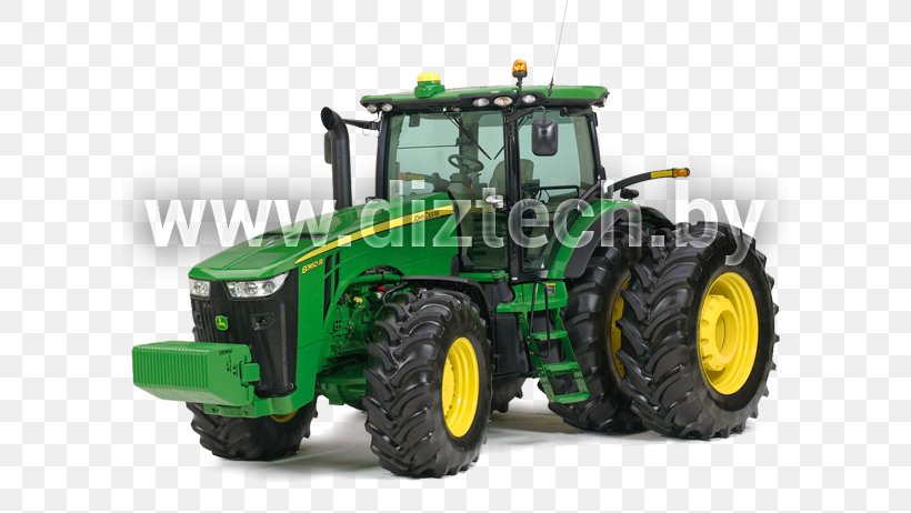 John Deere Tractor Agriculture Farm Machine, PNG, 642x462px, John Deere, Agricultural Machinery, Agriculture, Automotive Tire, Bulldozer Download Free