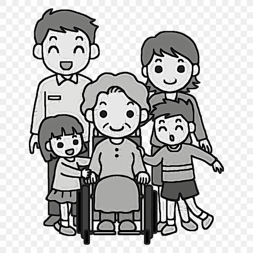 Older Aged Wheelchair, PNG, 1400x1400px, Older, Aged, Cartoon, Drawing, Nursing Download Free