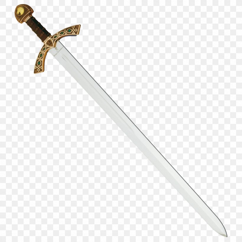 Sword Clip Art, PNG, 1000x1000px, Sword, Border, Cold Weapon, Copper, Curve Download Free