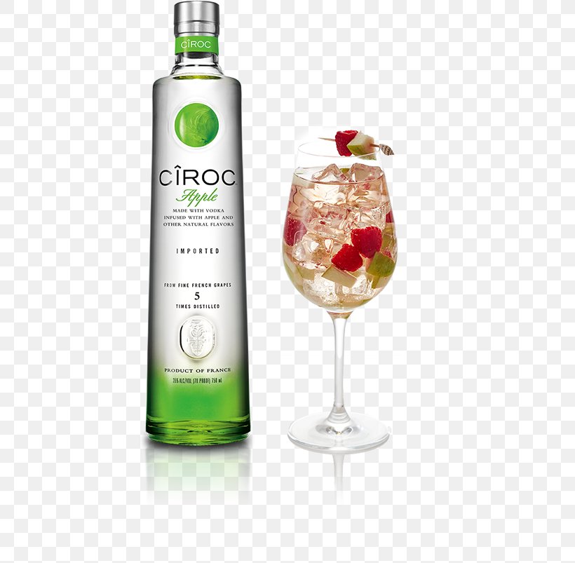 Ciroc Apple Vodka Cocktail Liquor Juice, PNG, 425x803px, Vodka, Alcoholic Beverage, Apple, Bacardi Cocktail, Classic Cocktail Download Free