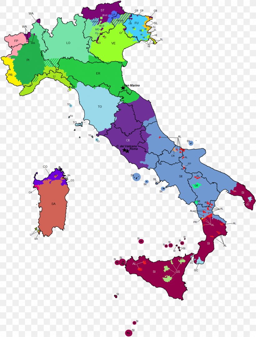 Italy Linguistic Map Italian Language Dialect, PNG, 1019x1341px, Italy, Area, Art, Atlas, City Map Download Free