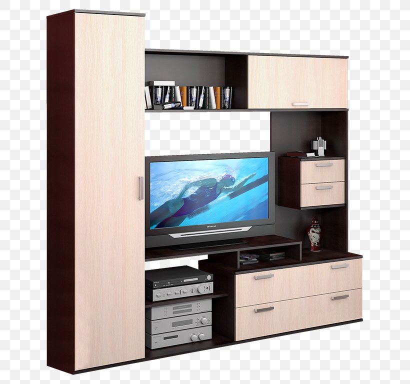 Magmebel' Katalog Produktsii Shelf Furniture Living Room, PNG, 669x768px, Shelf, Chest Of Drawers, Display Device, Entertainment Center, Flat Panel Display Download Free