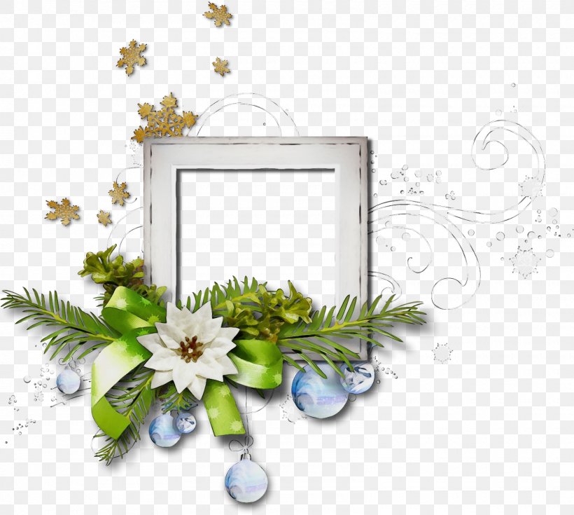 Picture Frame, PNG, 1600x1435px, Watercolor, Branch, Christmas Decoration, Fir, Flower Download Free