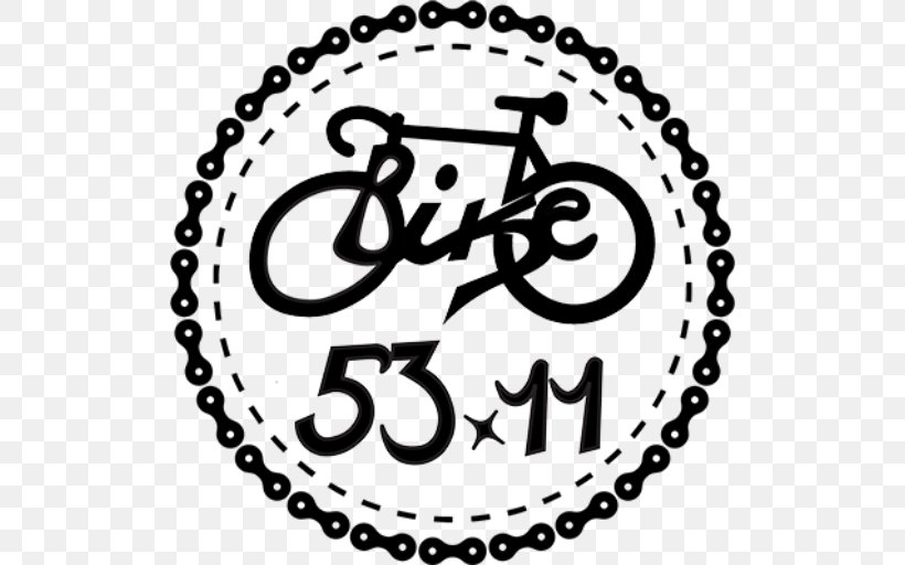 Bike 53x11 Bicycle Shop Via San Luigi Brand, PNG, 512x512px, Bicycle, Area, Area M, Bicycle Shop, Black And White Download Free
