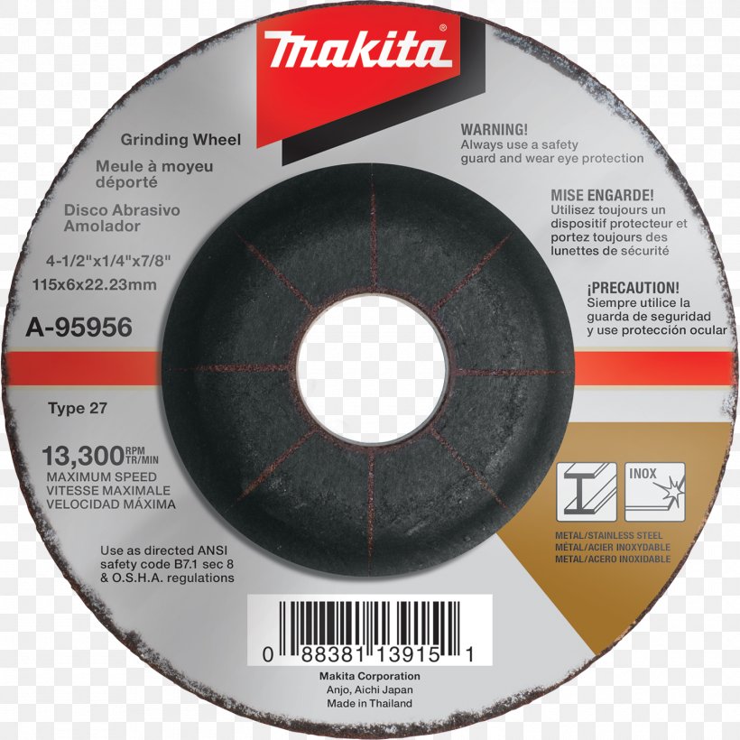Grinding Wheel Makita Tool Grinding Machine, PNG, 1500x1500px, Grinding Wheel, Abrasive, Bench Grinder, Compact Disc, Cutting Download Free