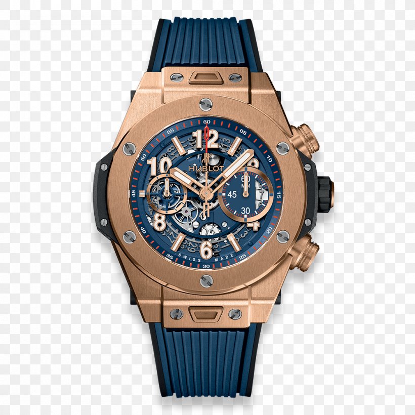 Hublot Automatic Watch Flyback Chronograph, PNG, 1000x1000px, Hublot, Automatic Watch, Brand, Chronograph, Flyback Chronograph Download Free
