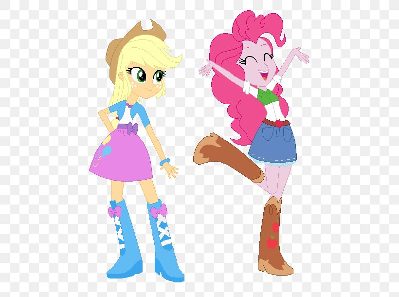 Pinkie Pie DeviantArt My Little Pony: Equestria Girls, PNG, 473x610px, Watercolor, Cartoon, Flower, Frame, Heart Download Free