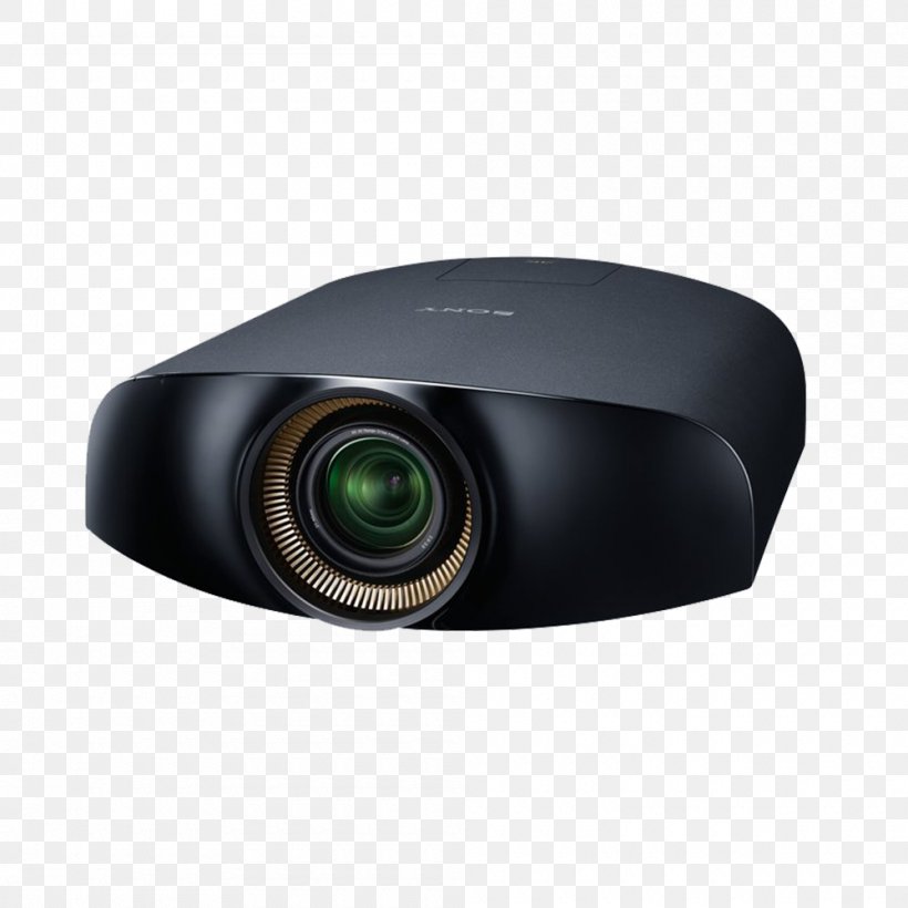 Multimedia Projectors Silicon X-tal Reflective Display 4K Resolution Home Theater Systems, PNG, 1000x1000px, 3d Film, 4k Resolution, Multimedia Projectors, Contrast Ratio, Digital Light Processing Download Free
