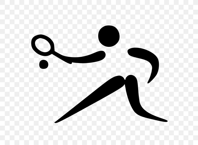 Team Tennis Sport Pictogram Serve, PNG, 600x600px, Tennis, Black, Black And White, Coach, Golf Download Free