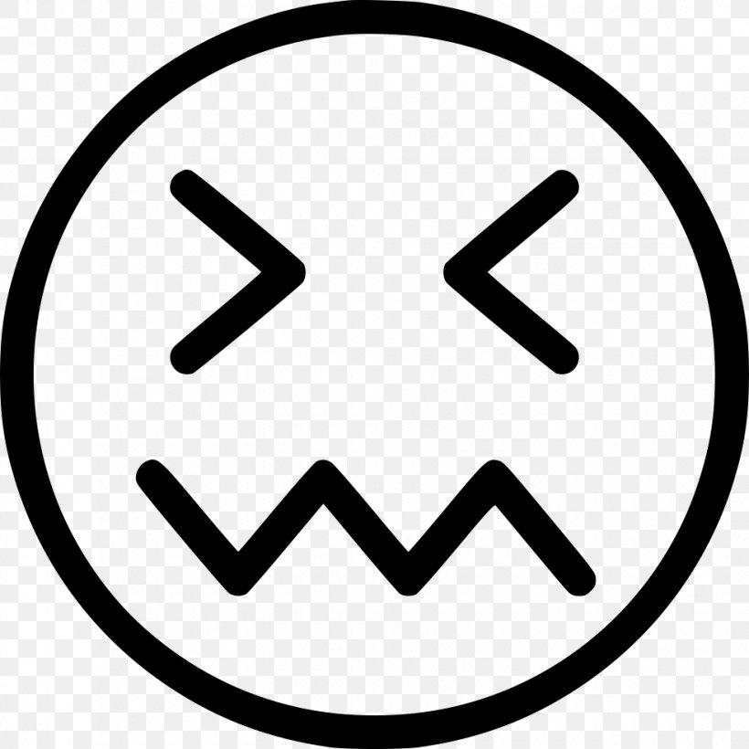 Emoticon Smiley Symbol, PNG, 980x980px, Emoticon, Area, Black And White, Face, Facebook Download Free
