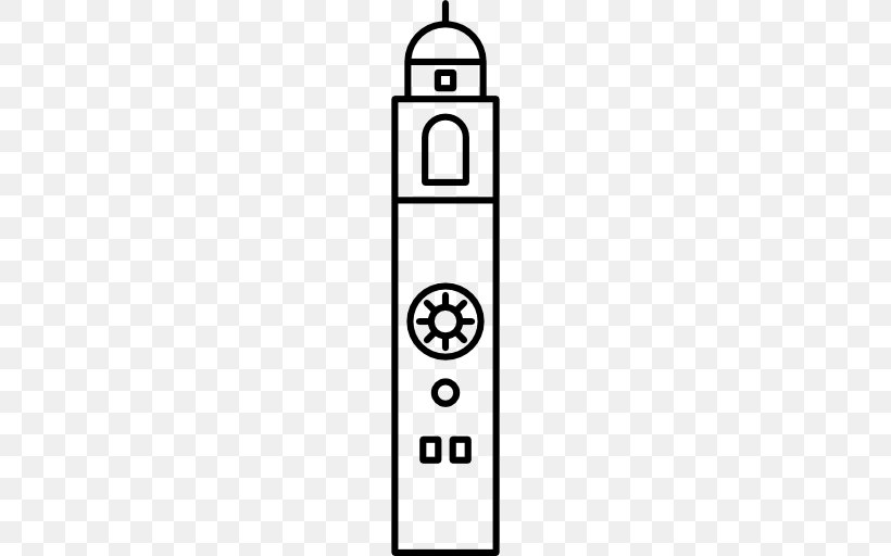 Makkah Clock Tower, PNG, 512x512px, Clock Tower, Area, Black And White, Logo, Monument Download Free