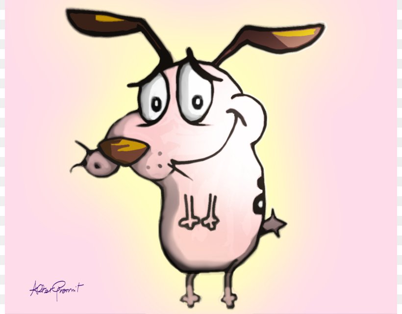 Muriel Bagge Eustace Bagge Dog Domestic Rabbit Clip Art, PNG, 800x640px, Watercolor, Cartoon, Flower, Frame, Heart Download Free
