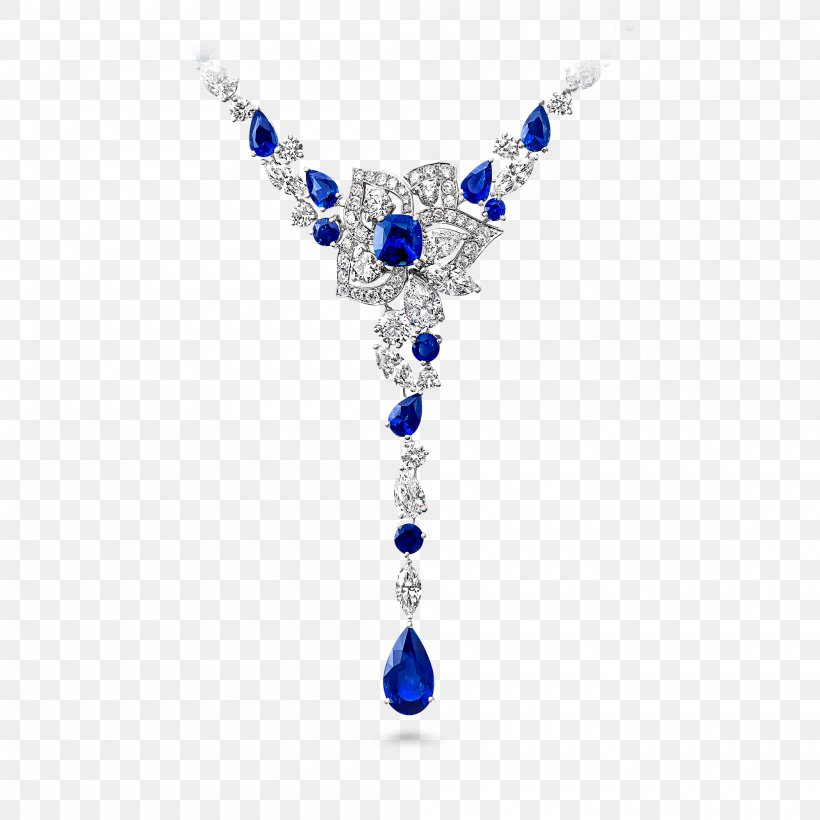 Sapphire Necklace Jewellery Graff Diamonds, PNG, 2000x2000px, Sapphire, Body Jewelry, Bracelet, Carat, Charms Pendants Download Free