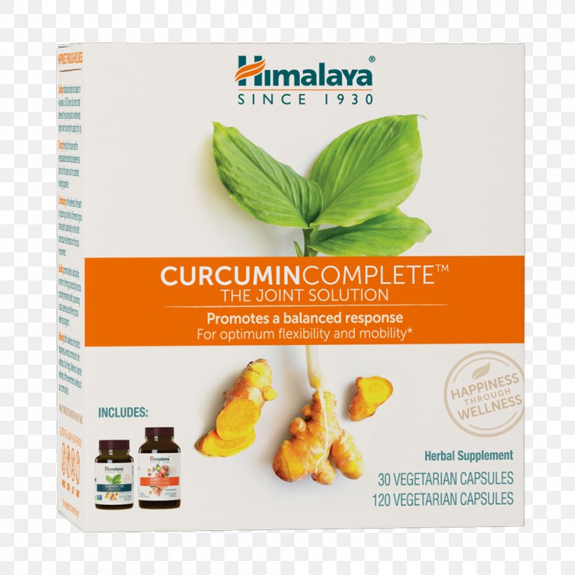 Curcuminoid Turmeric Dietary Supplement The Himalaya Drug Company, PNG, 1000x1000px, Curcumin, Arthritis, Brand, Curcuminoid, Dietary Supplement Download Free