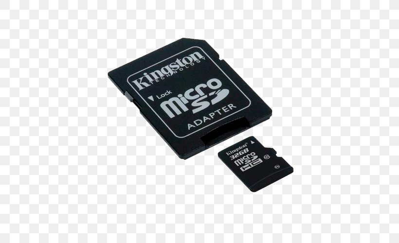 Flash Memory Cards MicroSD Secure Digital Computer Data Storage, PNG, 500x500px, Flash Memory Cards, Adapter, Class, Computer Data Storage, Computer Hardware Download Free