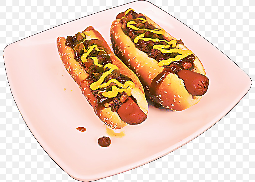 Chicago-style Hot Dog Chili Dog Coney Island Hot Dog American Cuisine, PNG, 800x586px, Hot Dog, American Cuisine, American Food, Baked Goods, Bocadillo Download Free